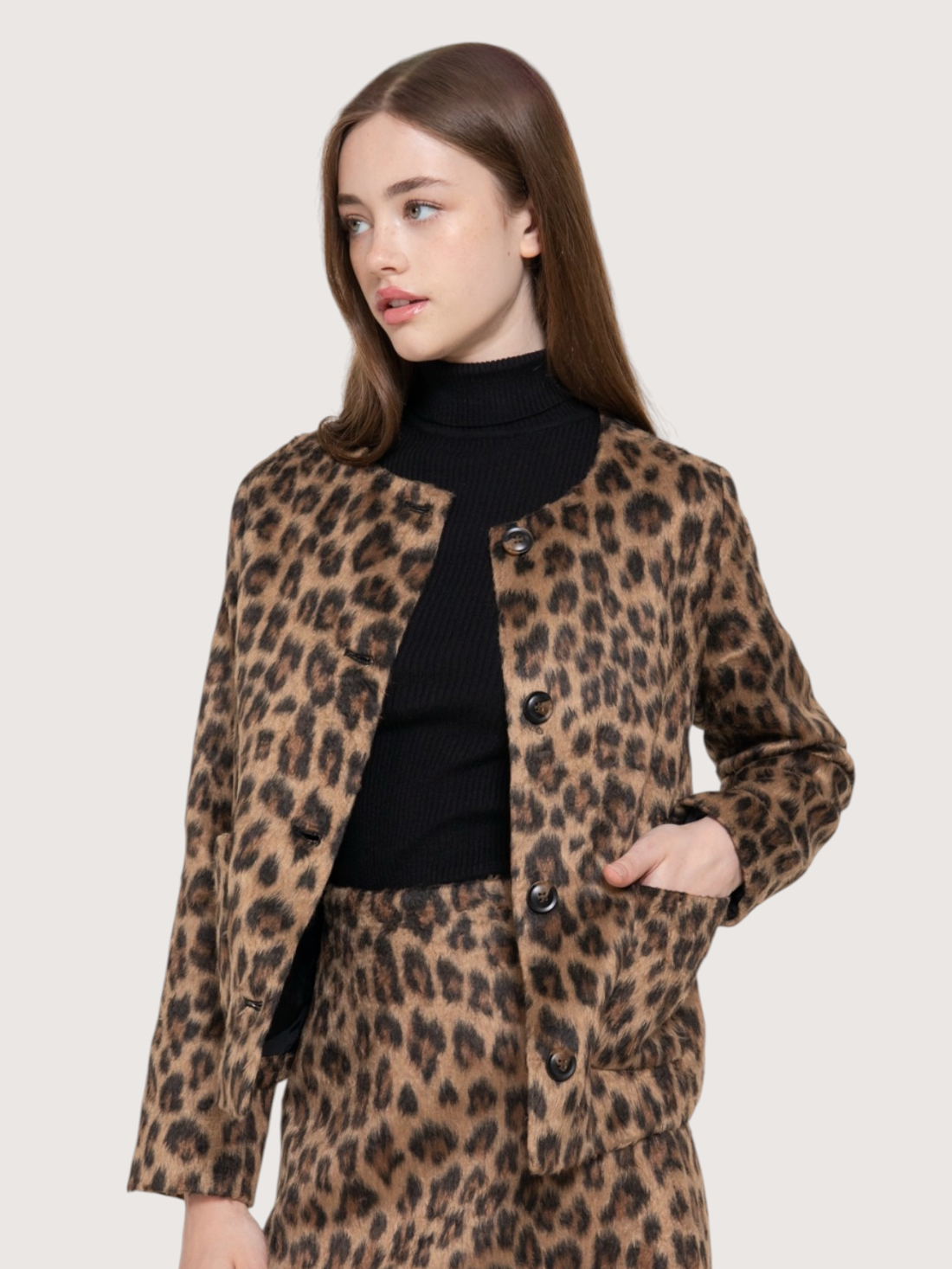 Olivia Leopard Jacket