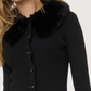 Fur Collar Cardigan
