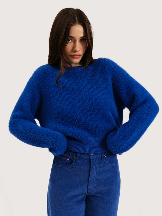 Carmie Fuzzy Knit Sweater