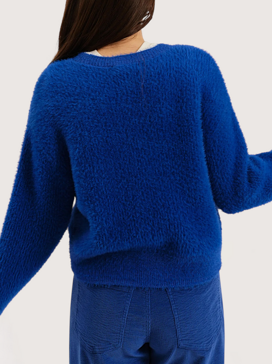 Carmie Fuzzy Knit Sweater