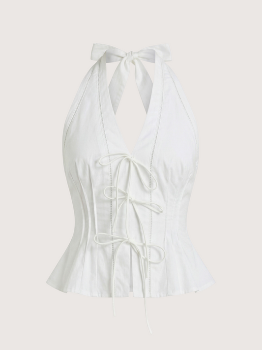 Corset Halter Neck Top