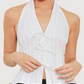 Corset Halter Neck Top