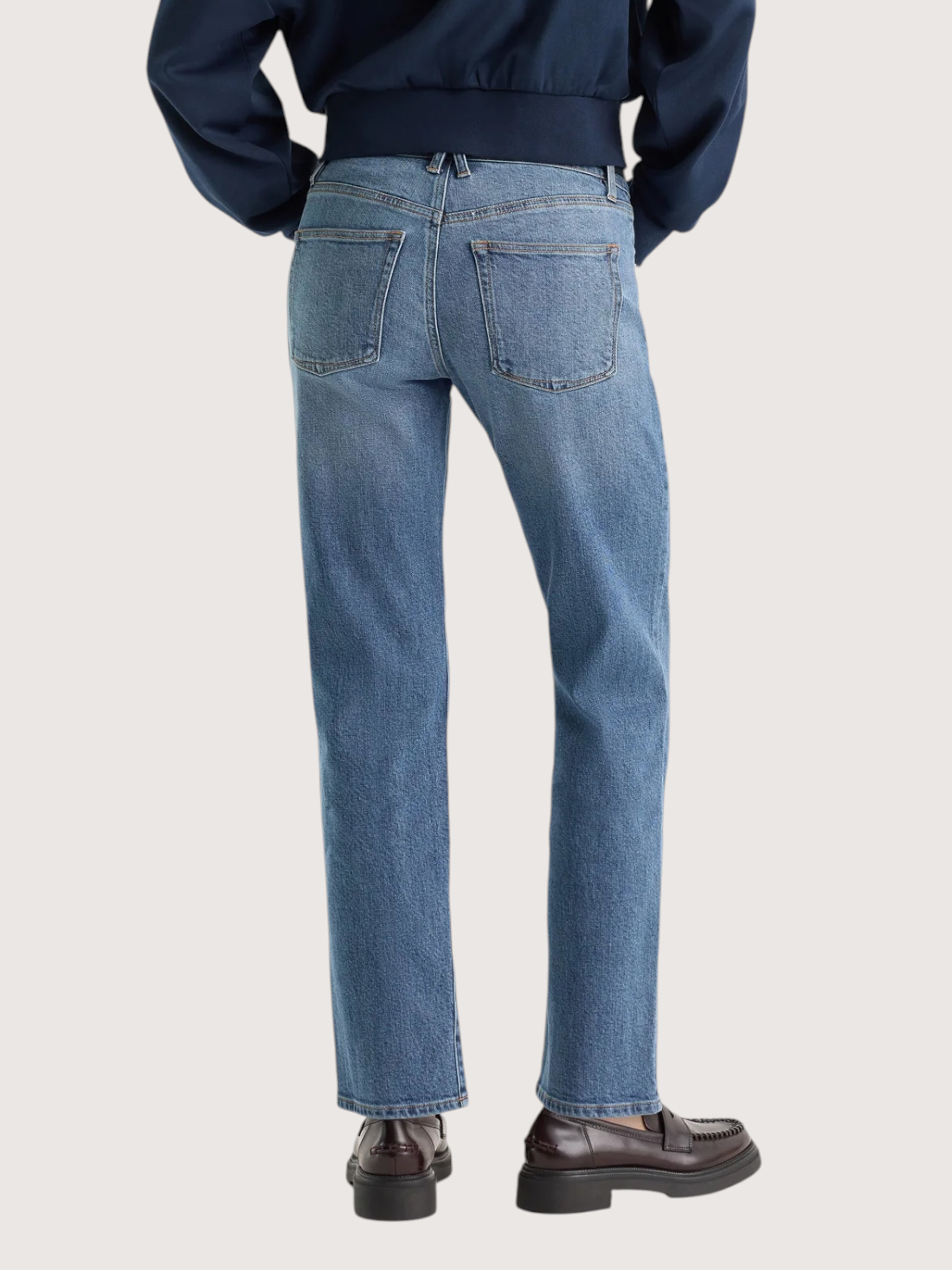 Vintage Straight Ankle Jeans