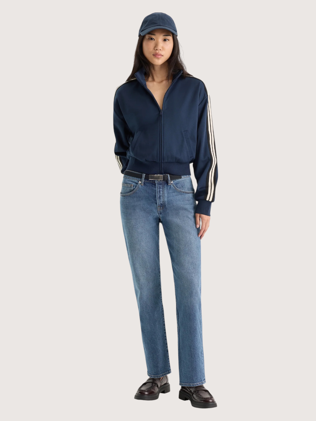 Vintage Straight Ankle Jeans