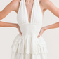 Eyelet Halter Dress