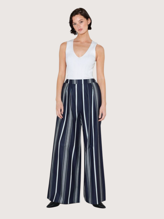 Monette Striped Wide Leg Pant