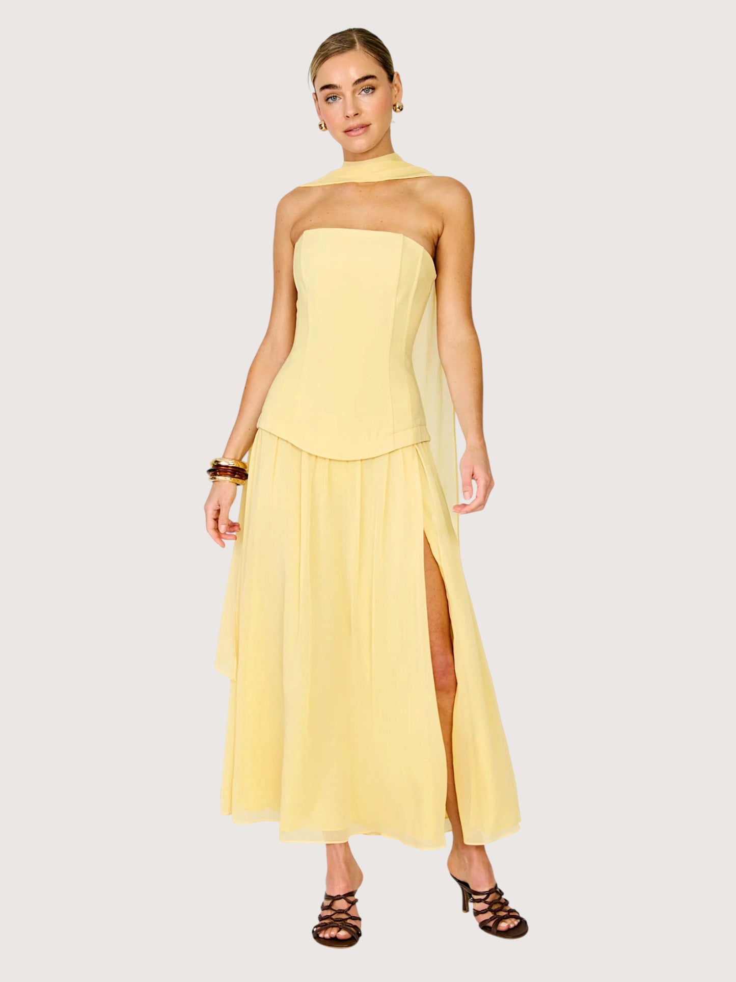 Drop Hem Maxi Dress