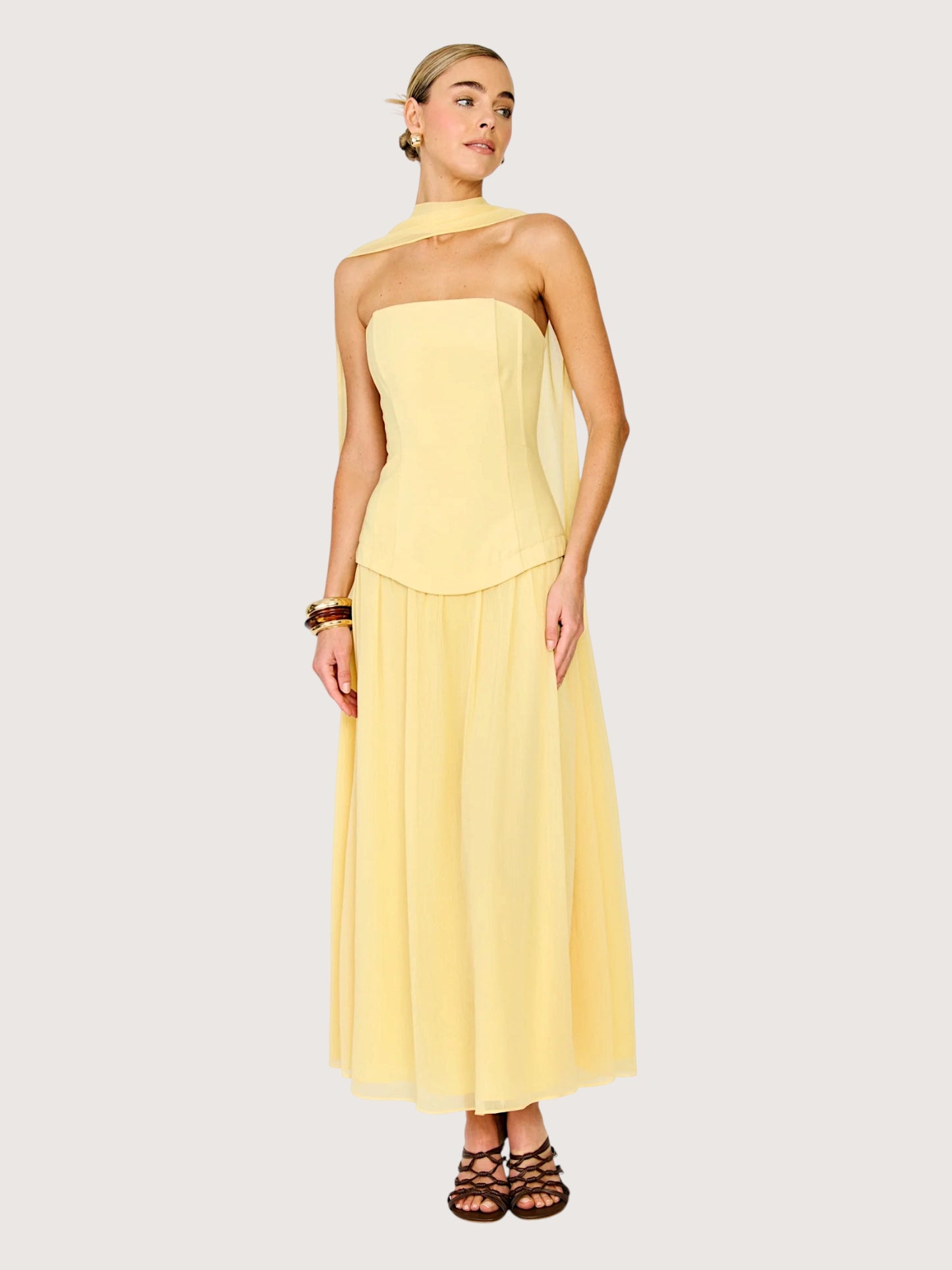 Drop Hem Maxi Dress
