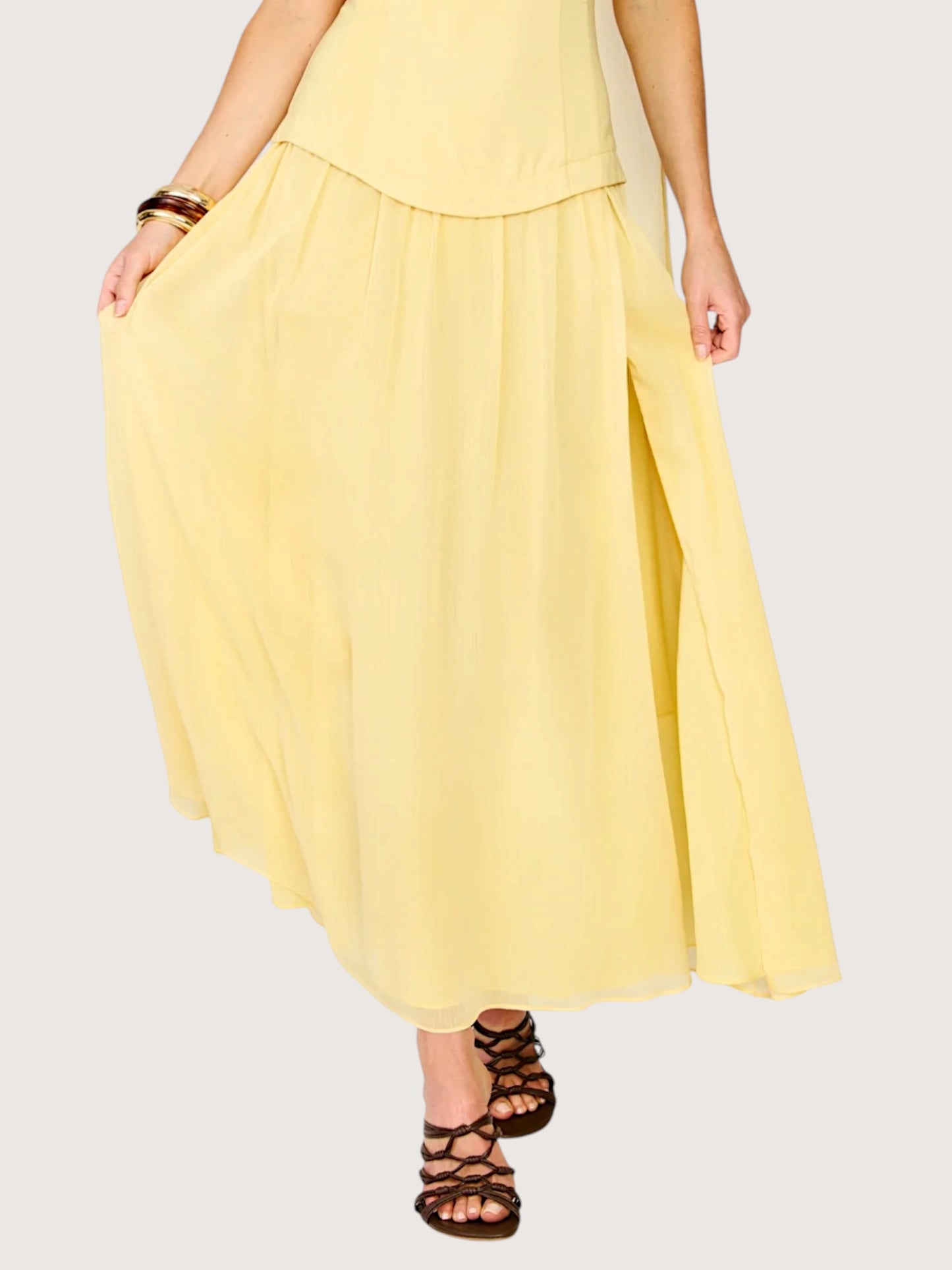 Drop Hem Maxi Dress