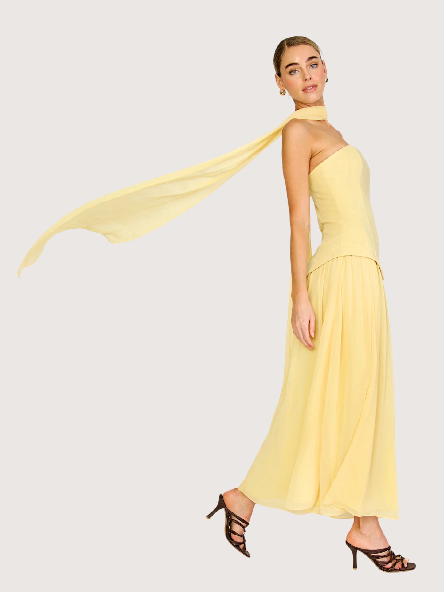 Drop Hem Maxi Dress