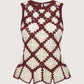 Crochet Flared Hem Top
