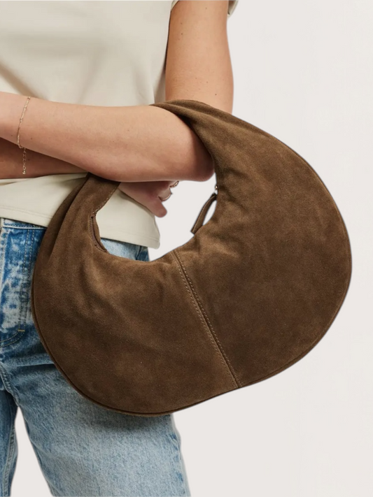 Farrah Suede Hobo Bag