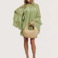 Farrah Straw Hobo Bag