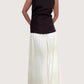 Contrast Halter Midi Dress