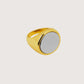 Two Tone Signet Ring