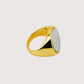 Two Tone Signet Ring