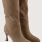 Round Toe Knee High Boot