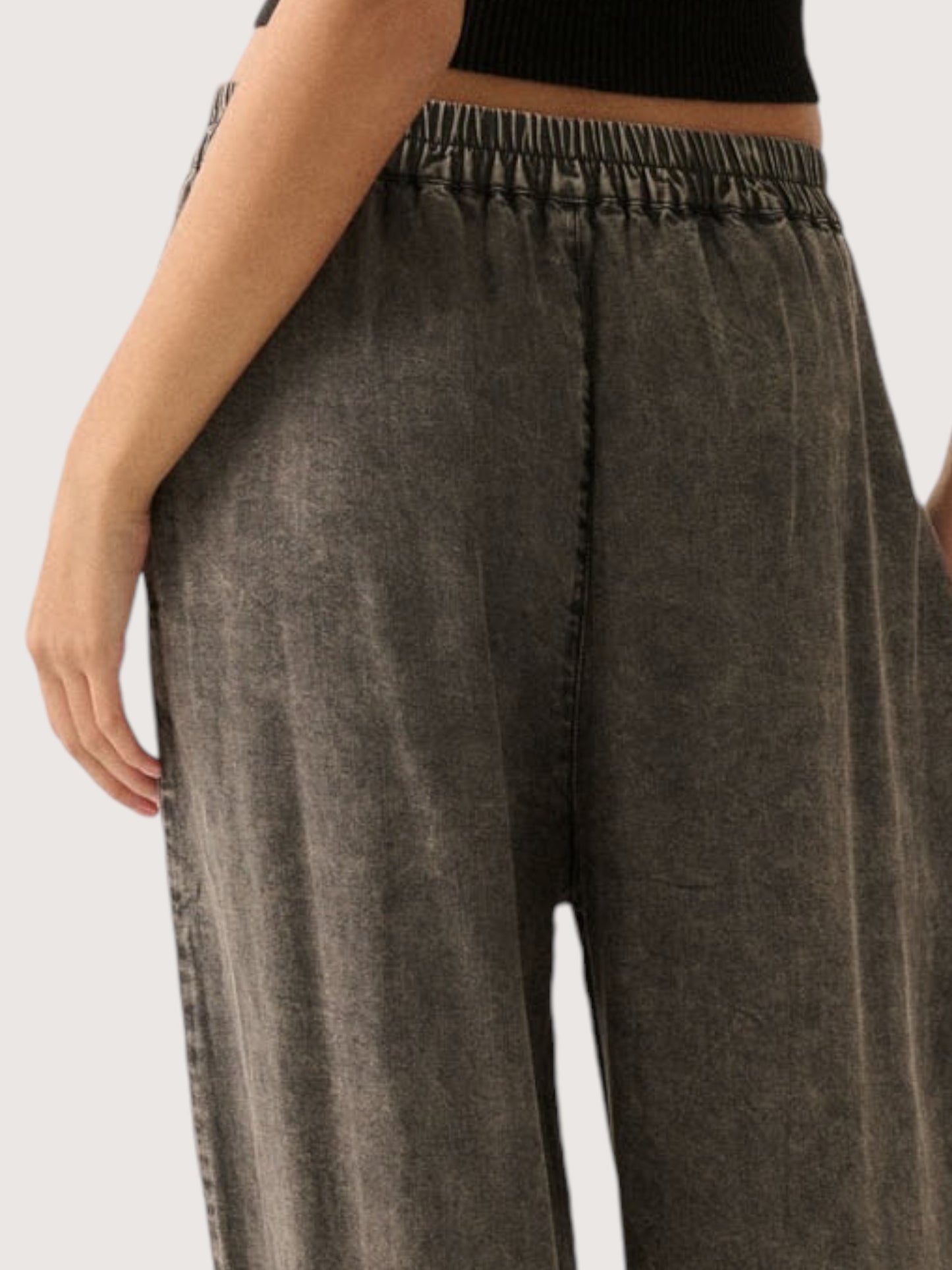 Mineral Wash Denim Pant