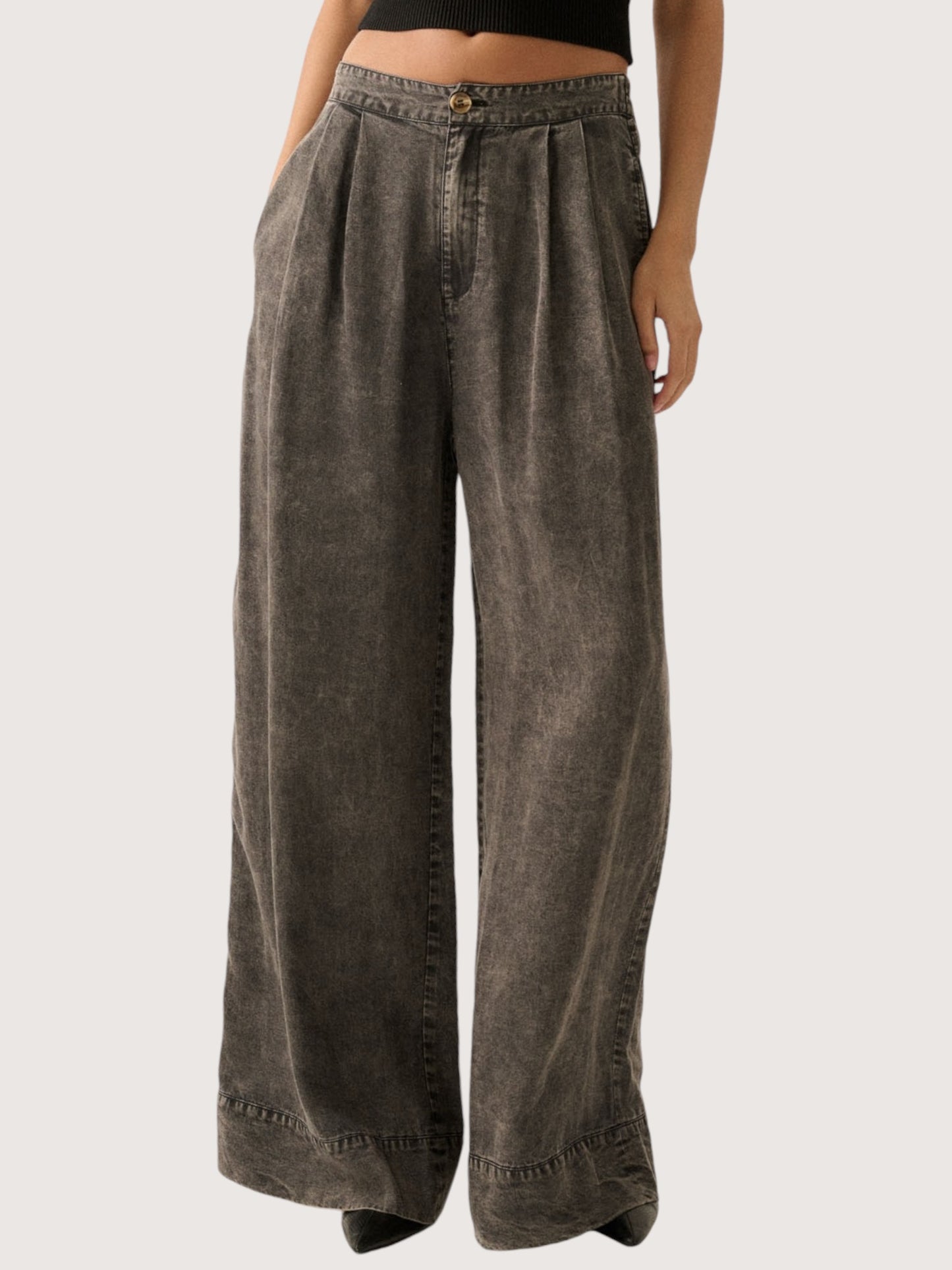Mineral Wash Denim Pant
