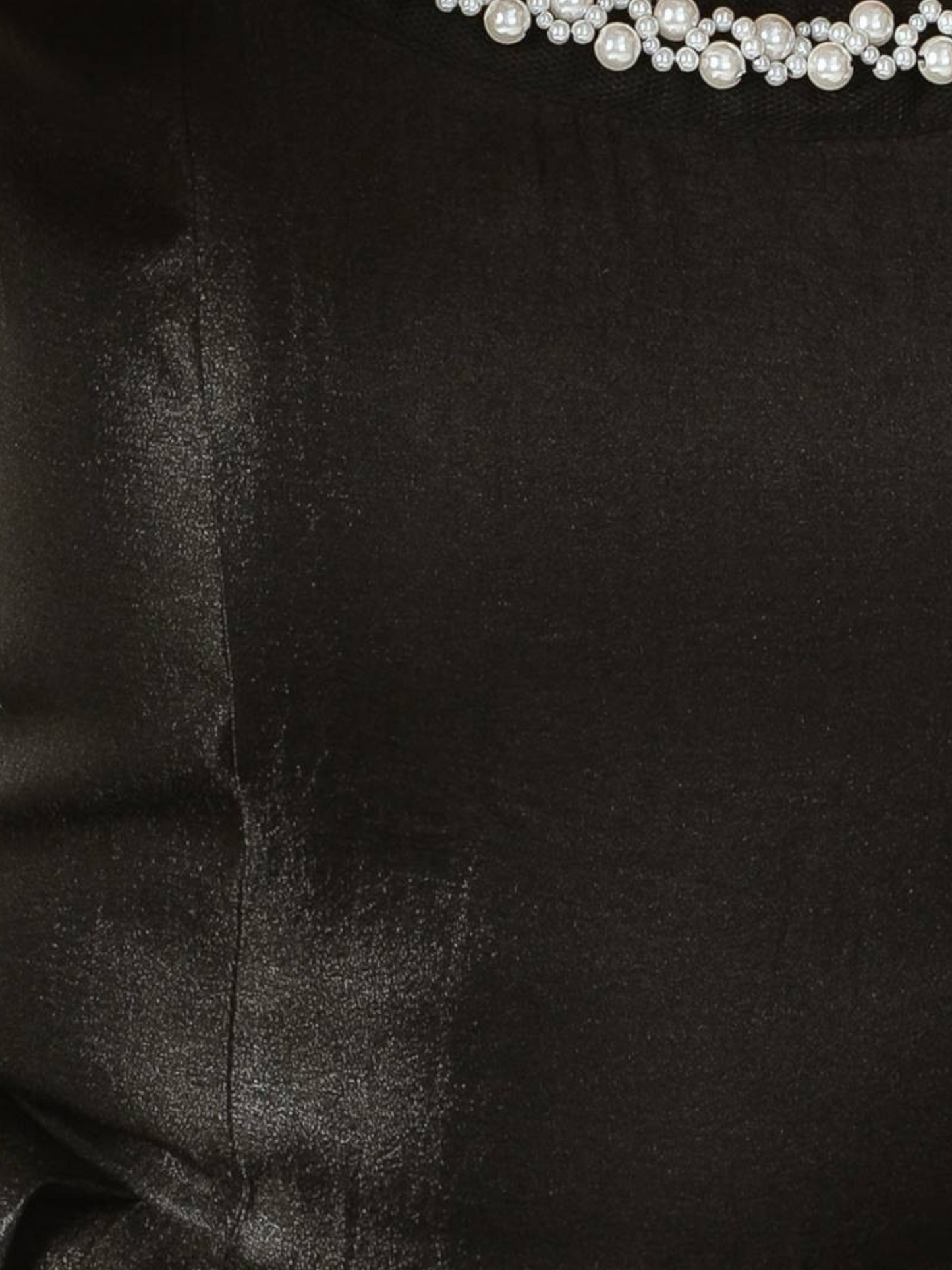 Pearl Neckline Midi Dress