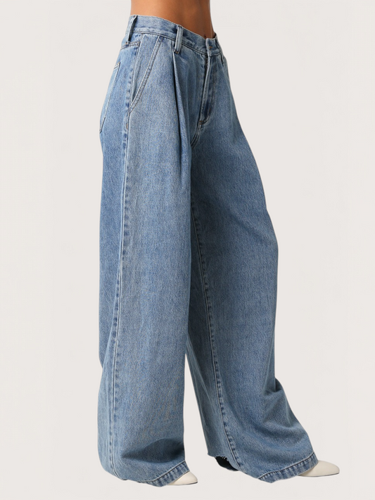 Wide Leg Denim Pant