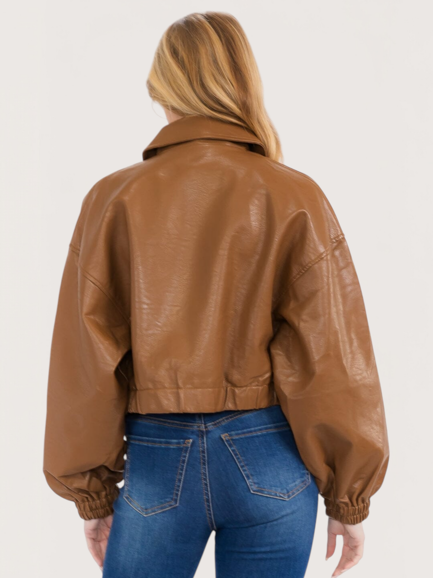 Broad Shoulder Moto Jacket