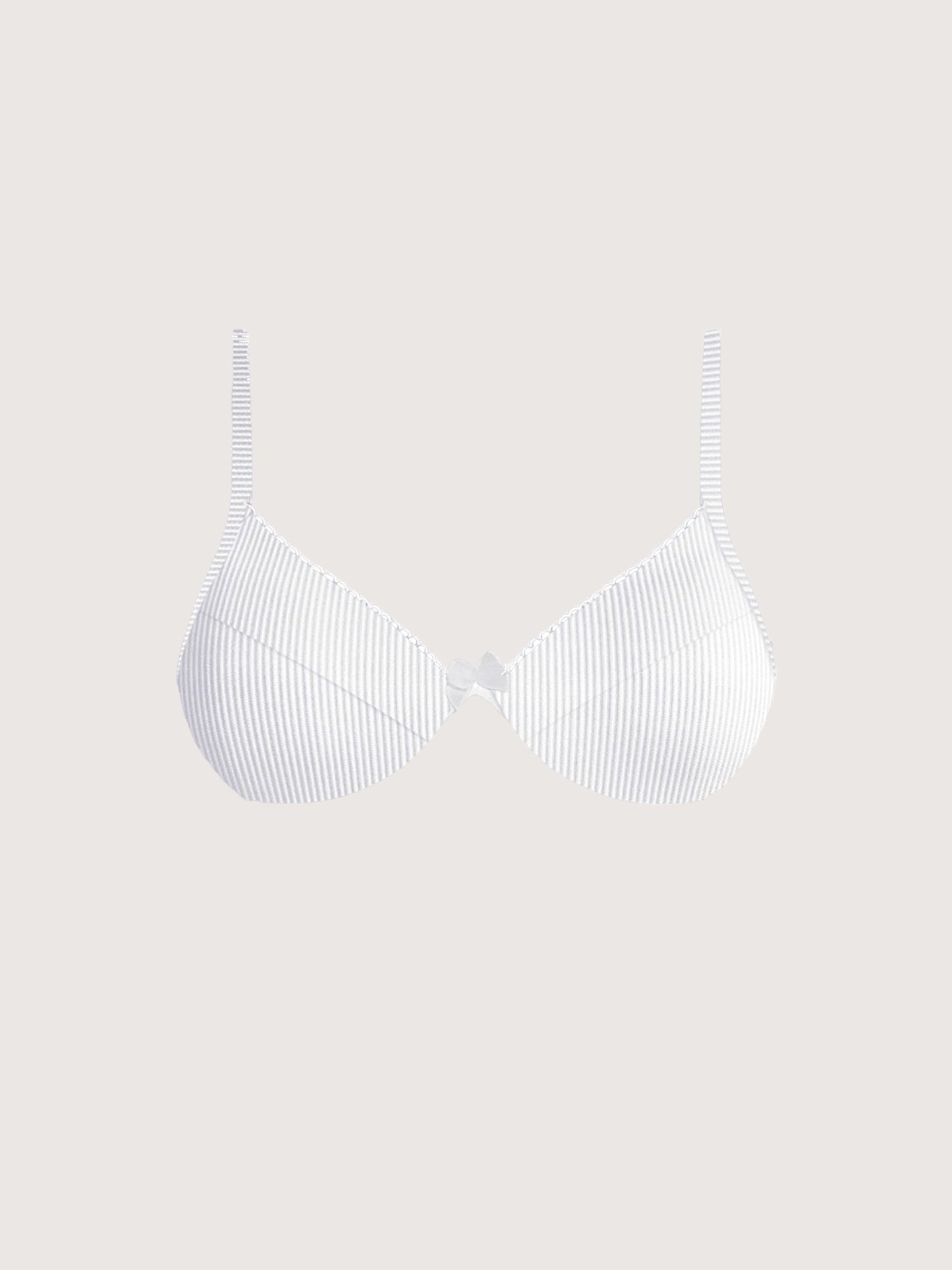White Underwire Bikini Top