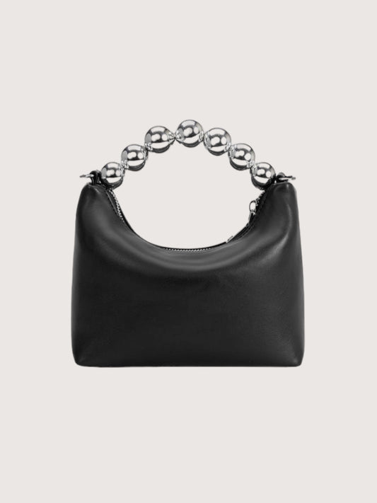 Esme Silver Top Handle Bag