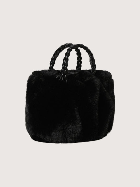 Mini Fur Bag | Black