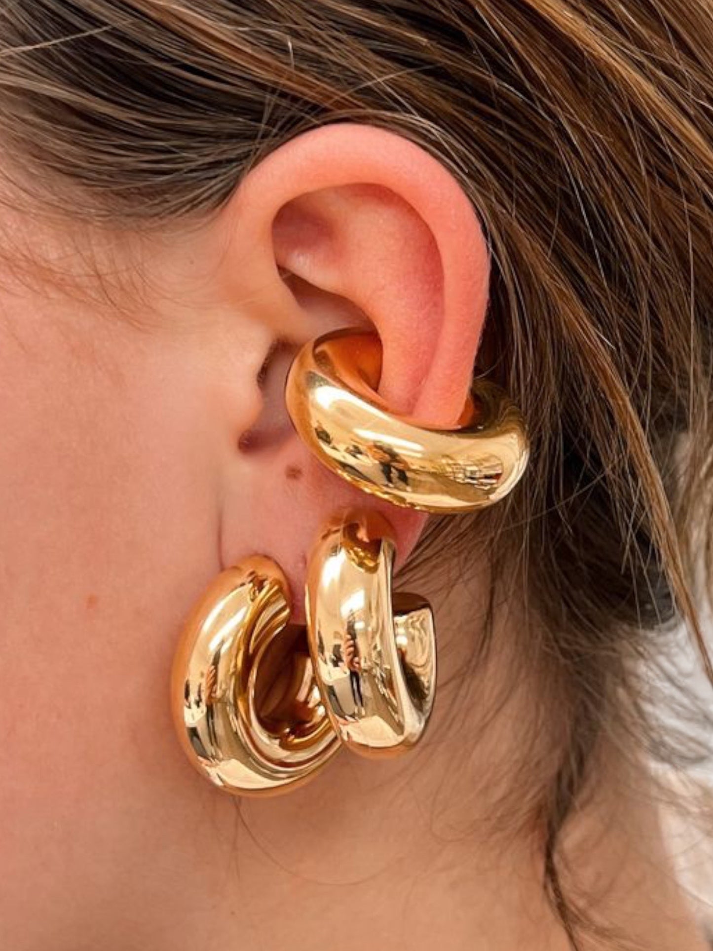 Metal Ear Cuff | Gold