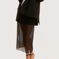 Chiffon Hem Skirt