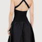 Plunging Neckline Maxi Dress