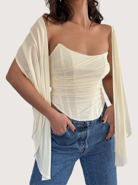 Bustier Scarf Top