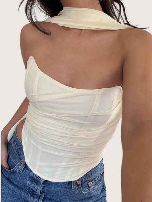 Bustier Scarf Top