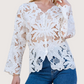 Chiara Lace Cardigan | White