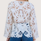 Chiara Lace Cardigan | White