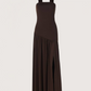 Strapless Scarf Maxi Dress