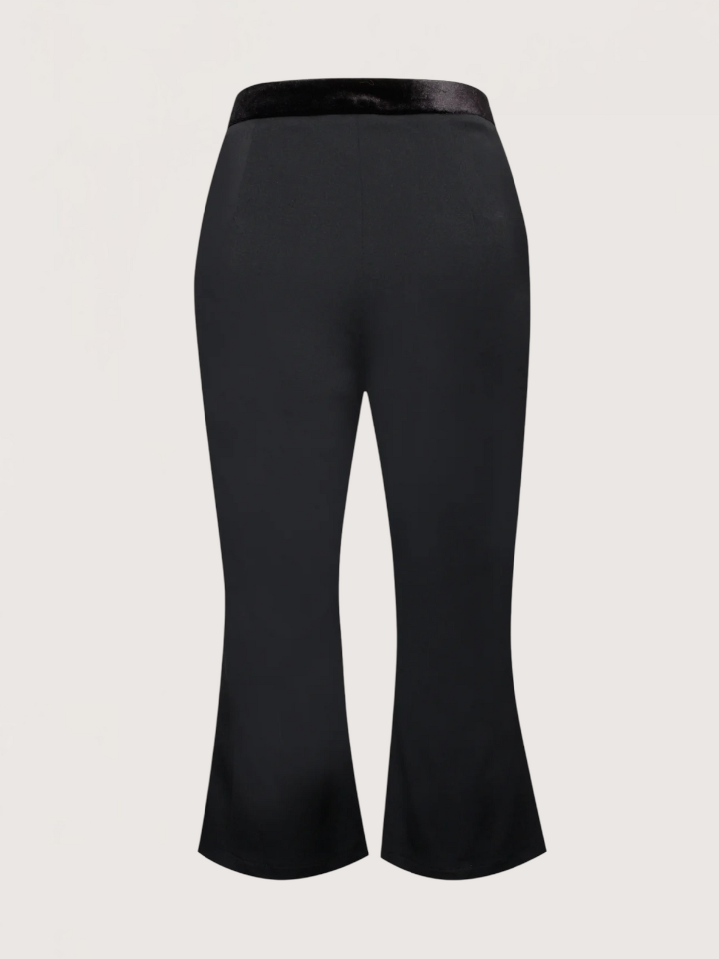 Velvet Trim Capri Pant
