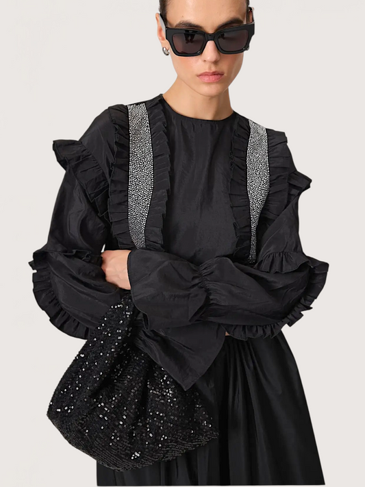 Sequin Hobo Bag