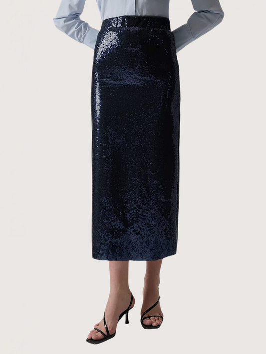 Sequin Midi Skirt