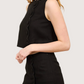 Scallop Trim Top | Black