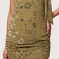 Velvet Burn Out Mini Dress