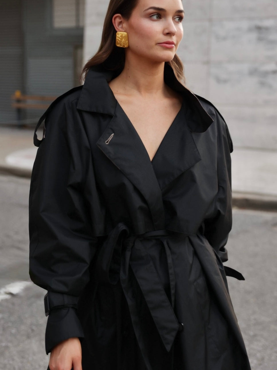 VINTAGE Structured Trench Coat