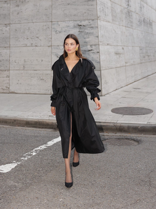 VINTAGE Structured Trench Coat