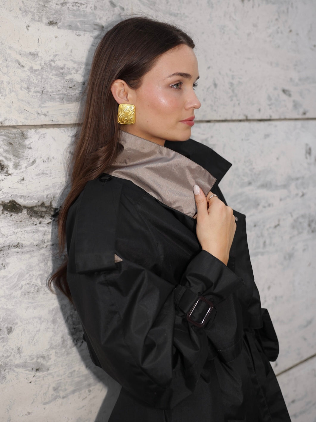 VINTAGE Structured Trench Coat