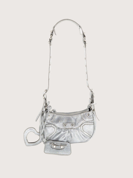 Sparkle Grommet Bag | Silver